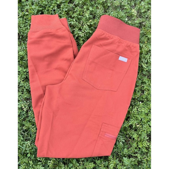 Figs Pants - FIGS Scrub Pants Womens XS Auburn High Waisted Zamora Jogger Cargo Drawstring